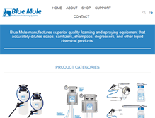 Tablet Screenshot of bluemulecleaning.com